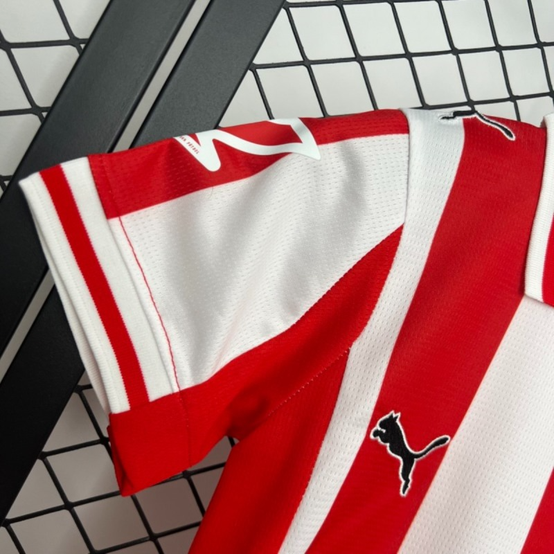 2025/26 Sporting Gijon Home jersey kids Kits size: 16-28