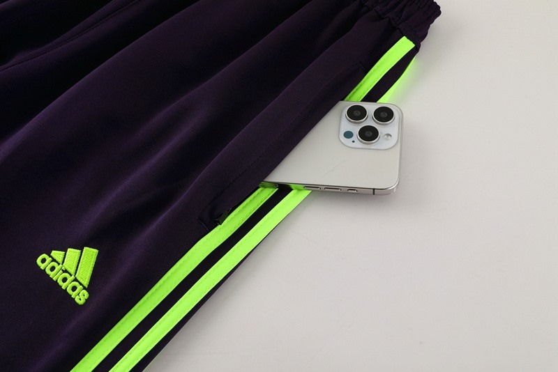 2024 Bayern Munich Grey Purple Jacket Training Suit Set Football Team Shirt Sports Fashion