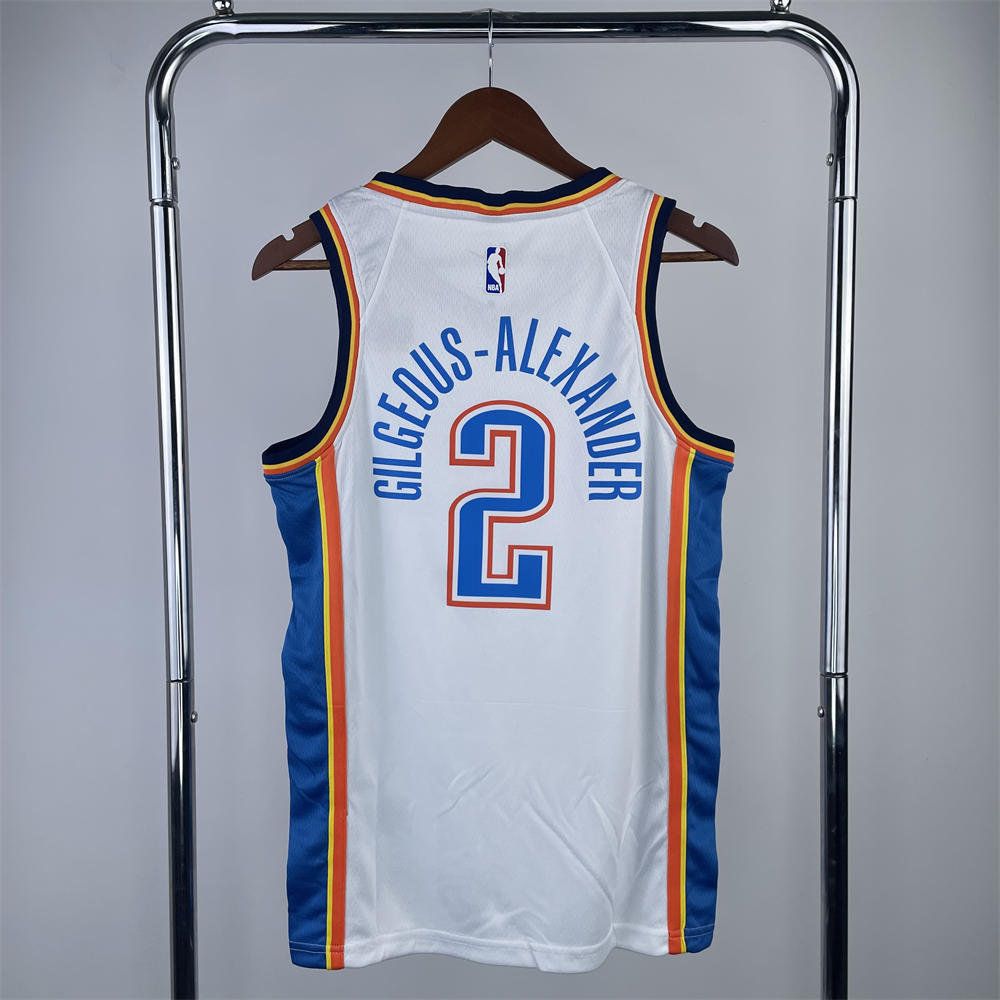 NBA Oklahoma City Thunder Jersey GILGEOUS-ALEXANDER#2 S-XXL
