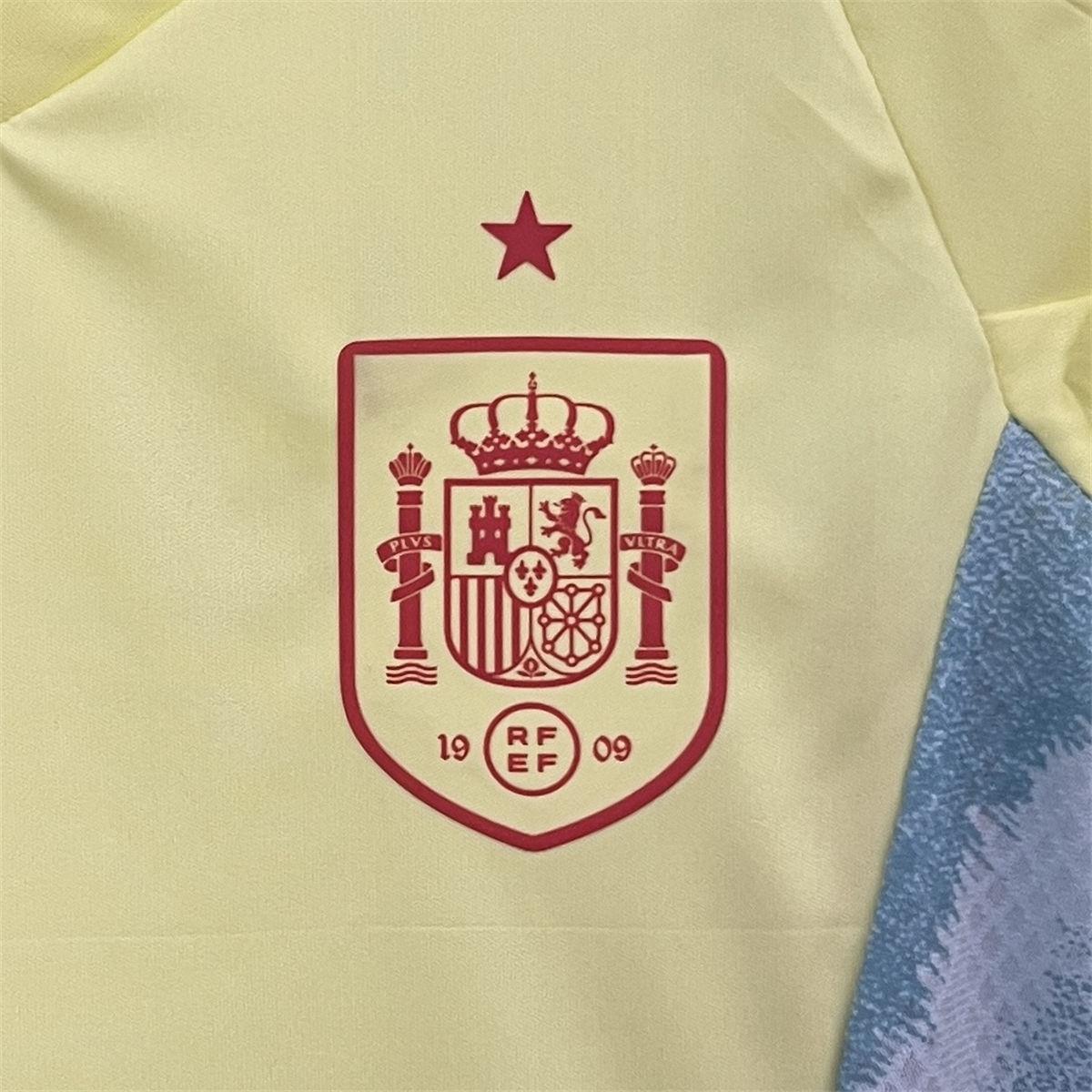 24/25 Spain Euro Away jersey Kid Kits Size 16-28