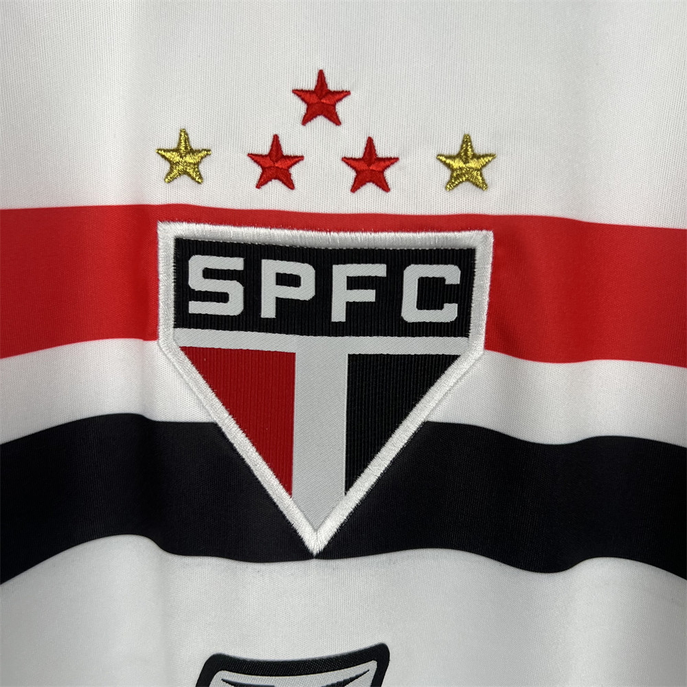 Retro 2007/08 sao paulo home jersey Fan Version