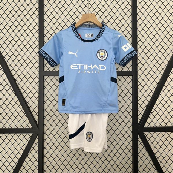 2024/25 kids Manchester City Home jersey Kid Kits Size 16-28