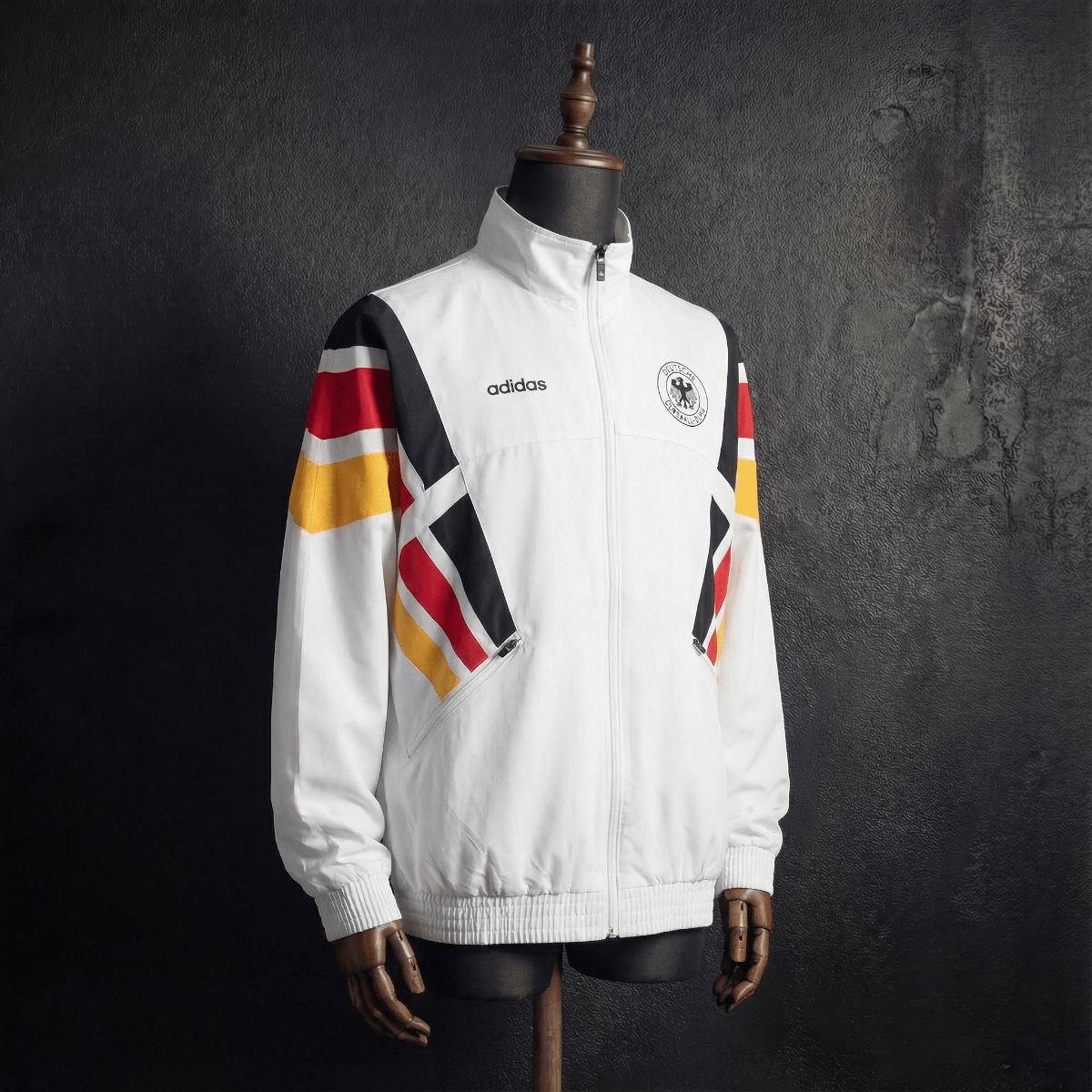 1996 Vintage Style Germany White Windbreaker Sport Unifom jersey Sport Unifom