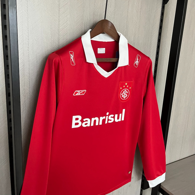 Retro Internacional 2006 Home Long Sleeves jersey Fan Version