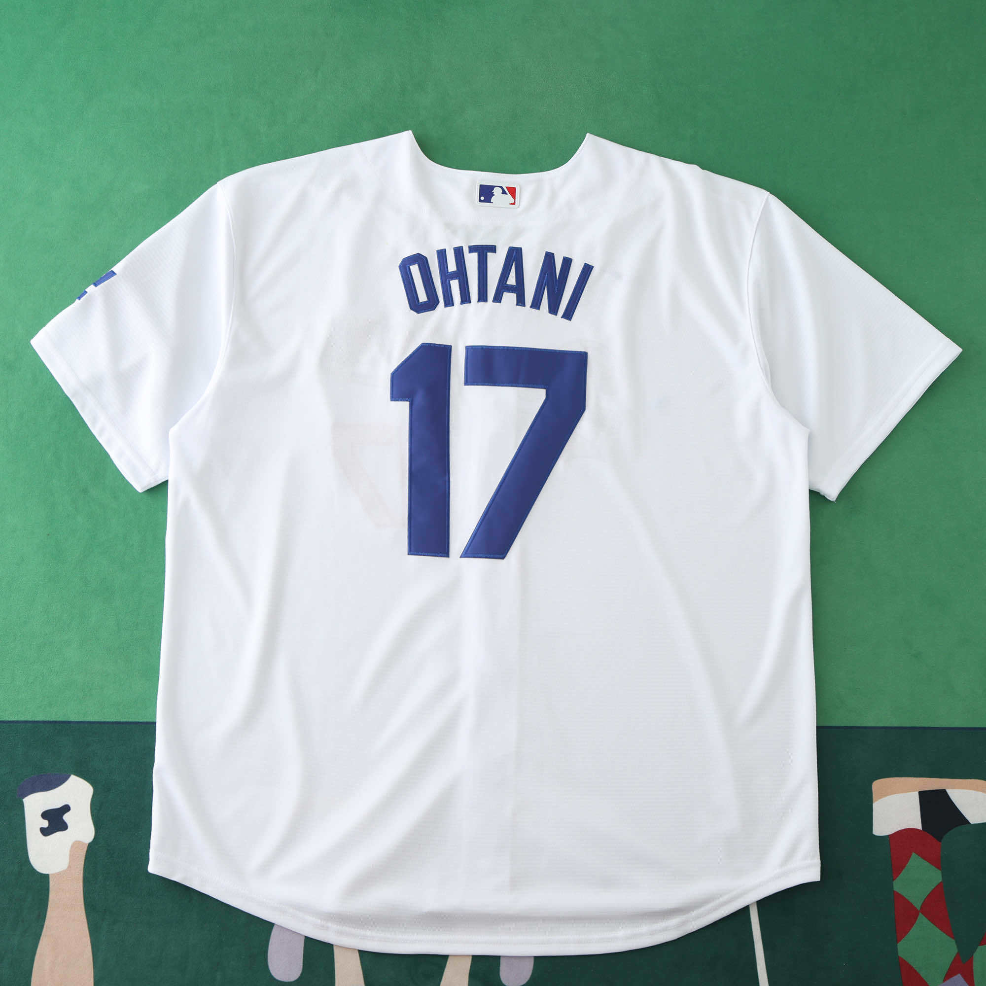 MLB LosAngeles Dodgers White Jersey OHTANI #17