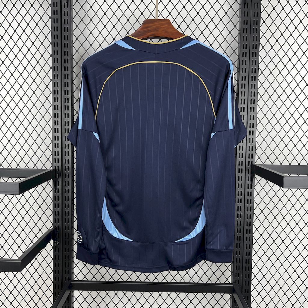 Retro Argentina 06/07 World Cup Away Long Sleeve jersey Fan Version