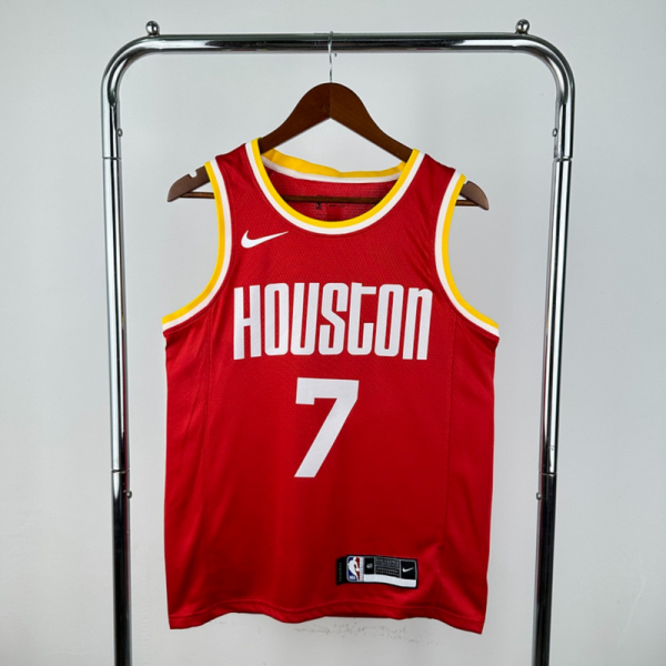 NBA Houston Rockets Round Neck Red Jersey DURANT#7 S-XXL