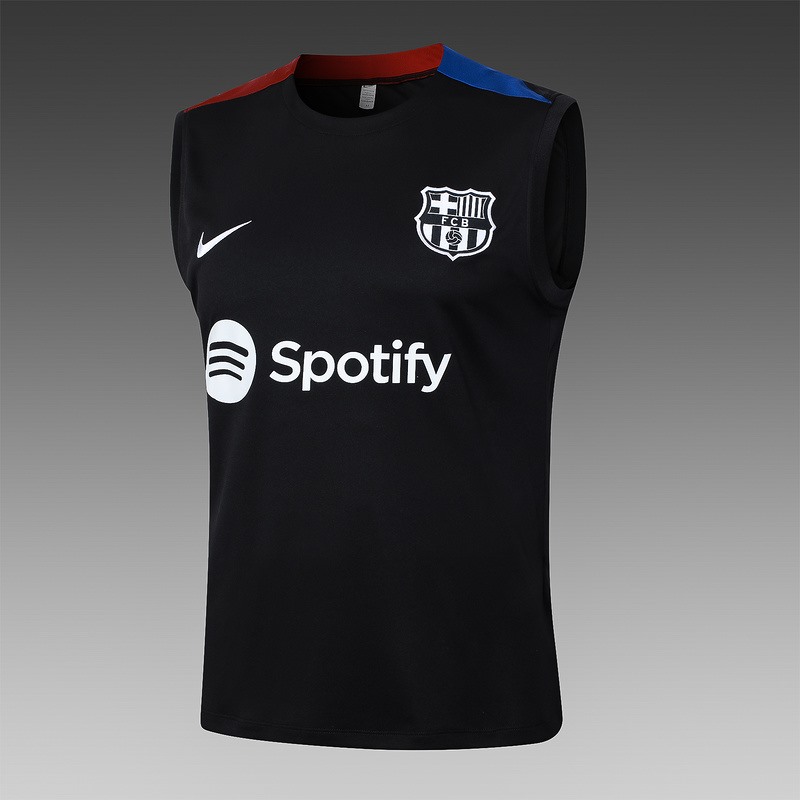 24/25 Barcelona Black Training Set Shirt and Shorts