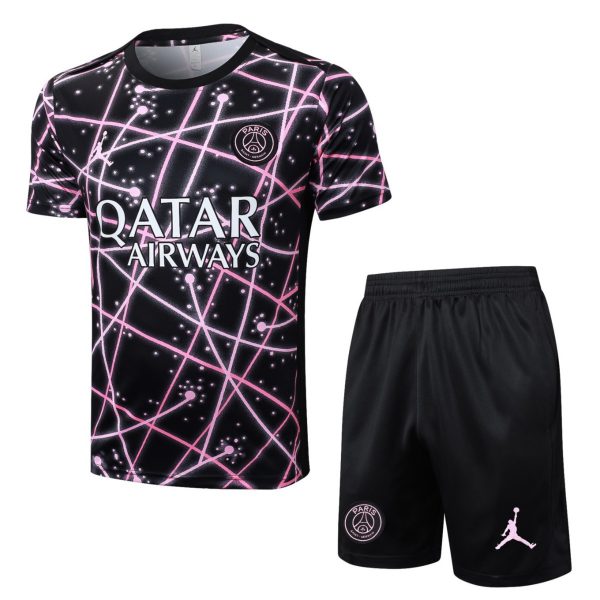 2026 PSG Black Training Set Shirt and Shorts