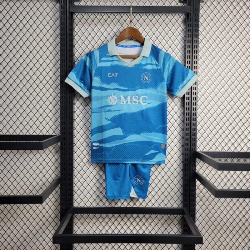 2025/26 Napoli Partenope jersey kids Kits size: 16-28