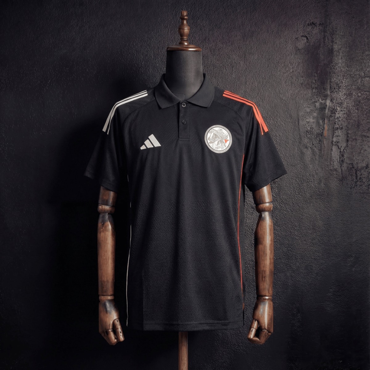 2025/26 Ajax Training Black Polo Fan version