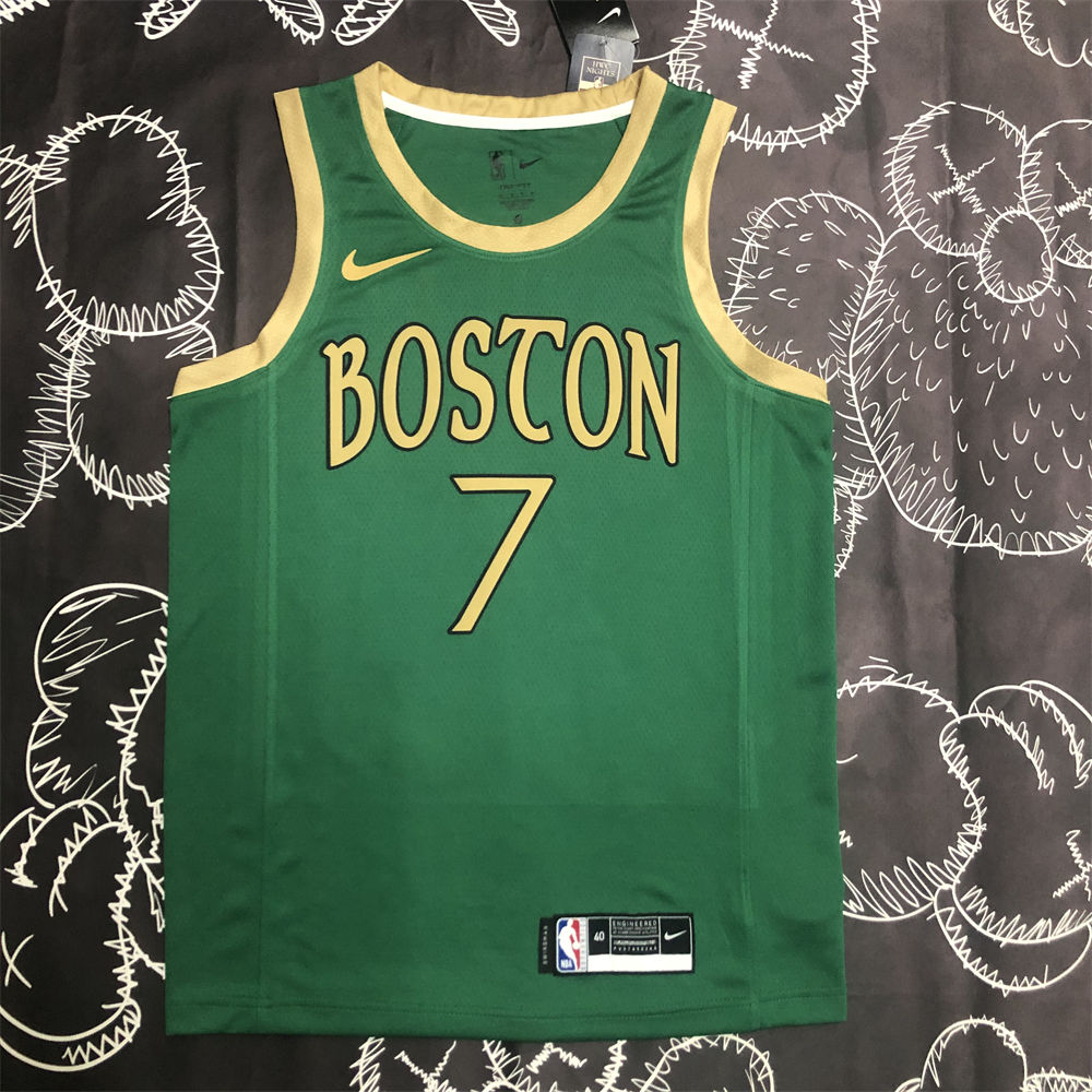 NBA Boston Celtics Round Neck Green Jersey S-XXL