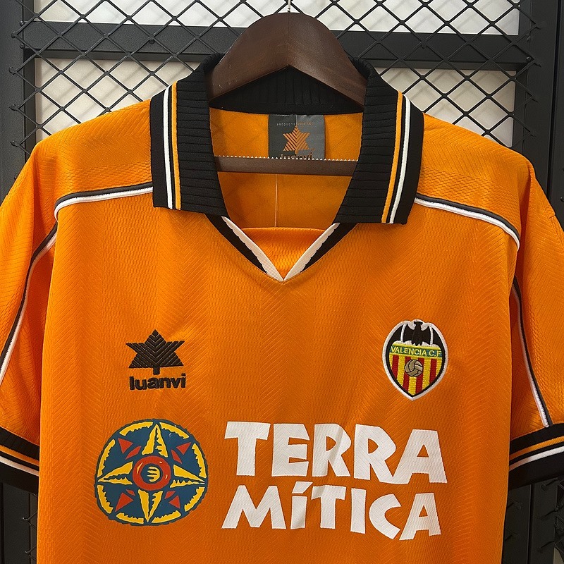 Retro Valencia 99/00 Away jersey Fan Version