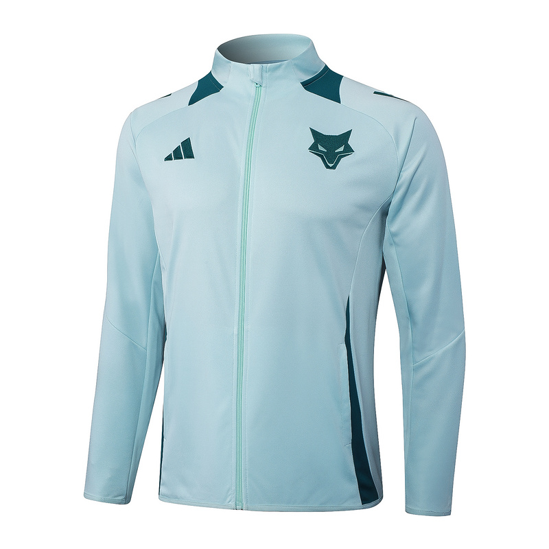 2024/25 Cruzeiro Light blue Jacket Training Suit Set Football Team Shirt Sports Fashion
