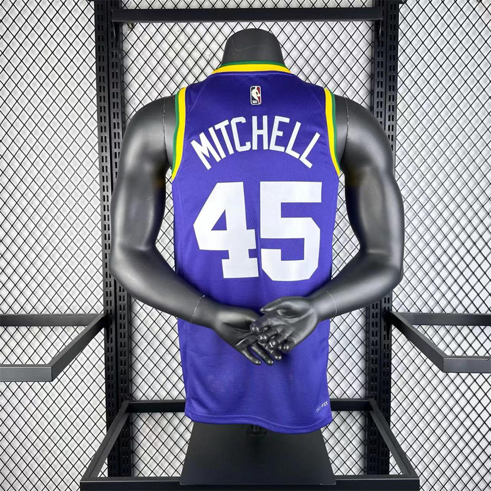 NBA Utah Jazz MITCHELL#45 2023/24 Swingman Replica Jersey - Classic Edition S-XXL