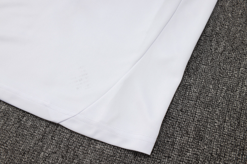 202526 Miami White Long-sleeved half-pull training kit Football team kit