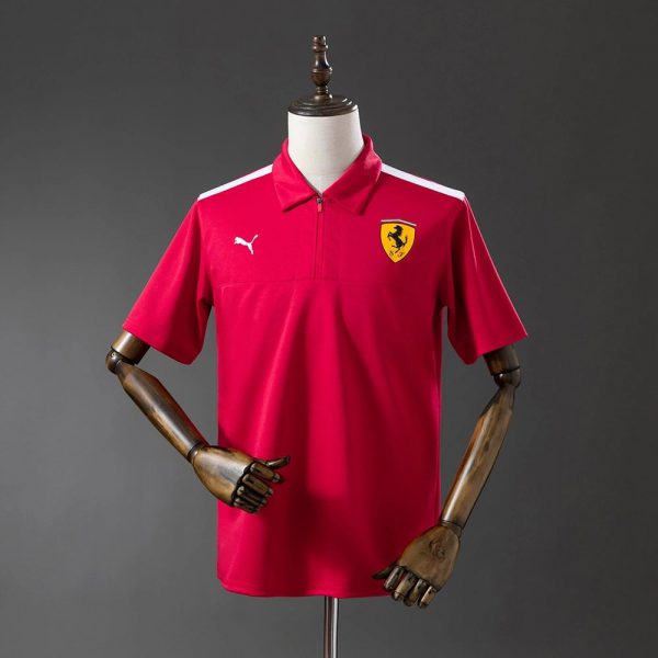 F1 Racing Scuderia Ferrari 2025 Red Shirt POLO