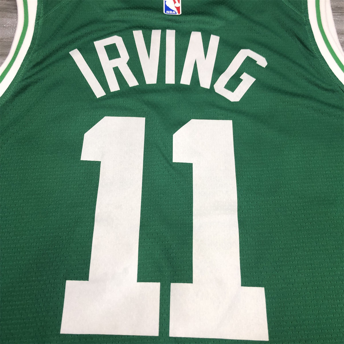 NBA Boston Celtics round neck Retro Green Jersey Irving #11 S-XXL