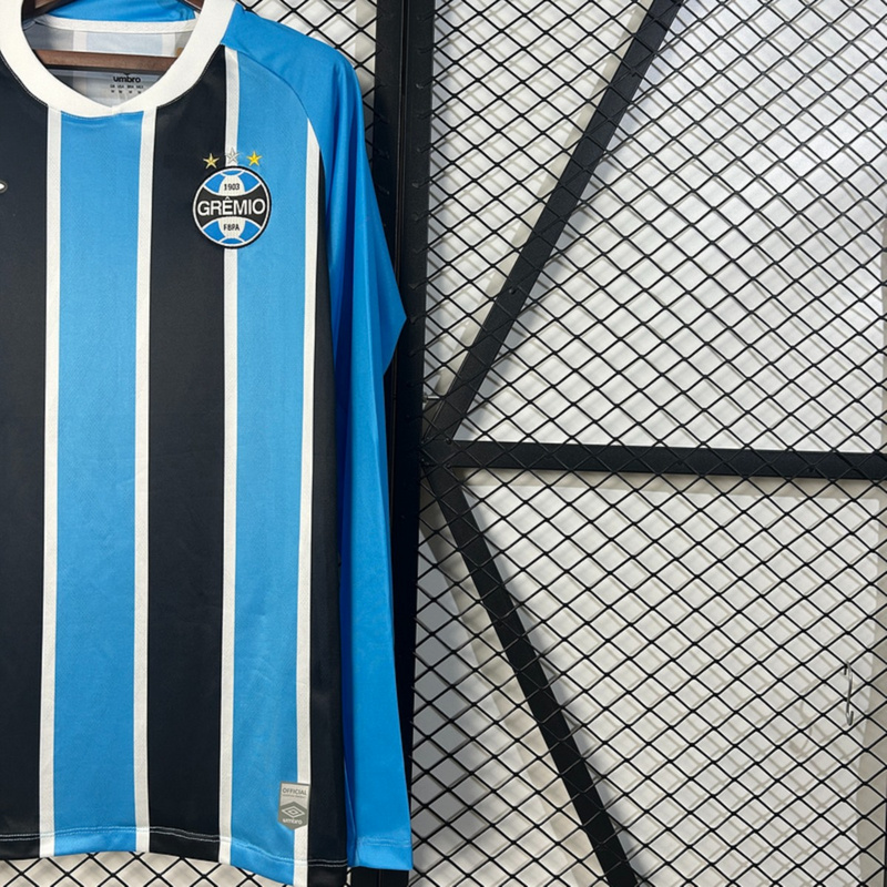 2025/26 Gremio Home jersey Long Sleeve Fan Version