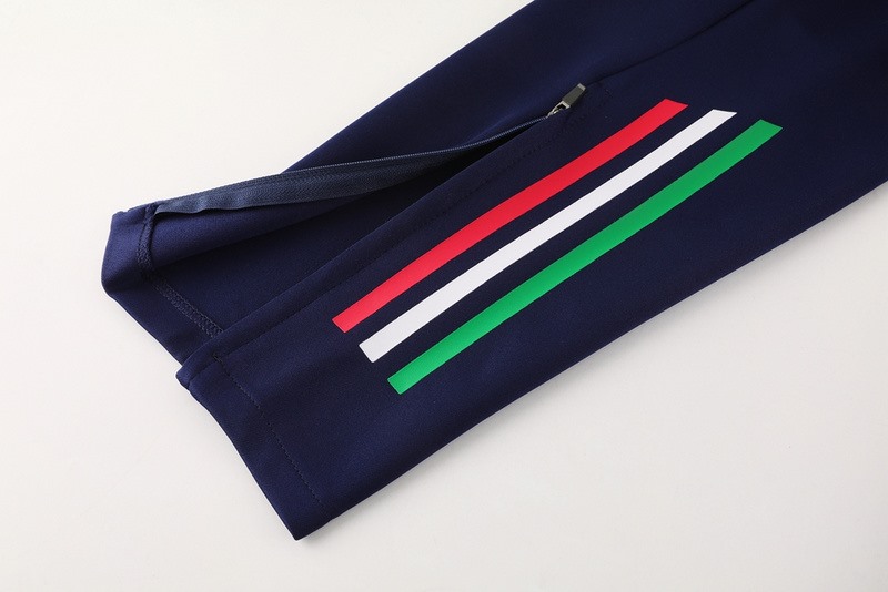 2024 Italy White Jacket Training Suit Set Football Team Shirt Sports Fashion