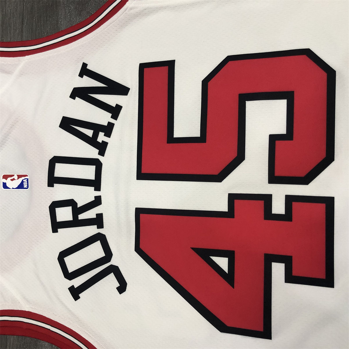 NBA Chicago Bulls Round neck White Jersey JORDAN#45 S-XXL