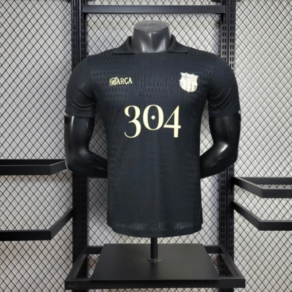 2025/26 Barcelona Special Edition Black jersey Player Version