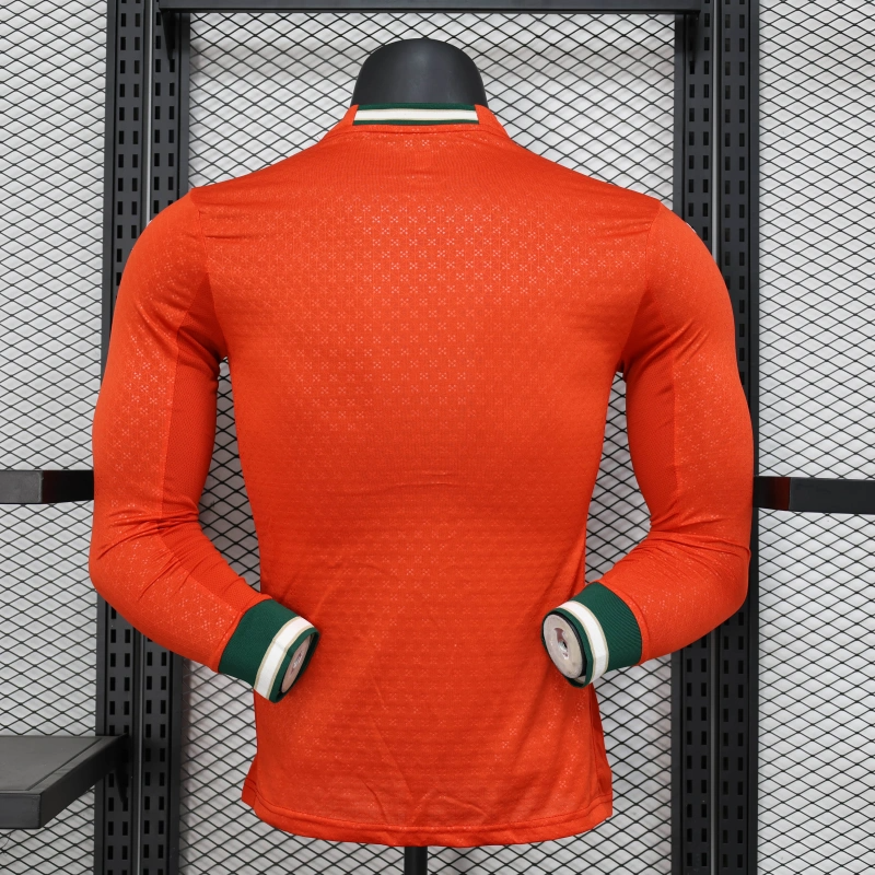 2025/26 Portugal Home Long Sleeve Jersey Player Version