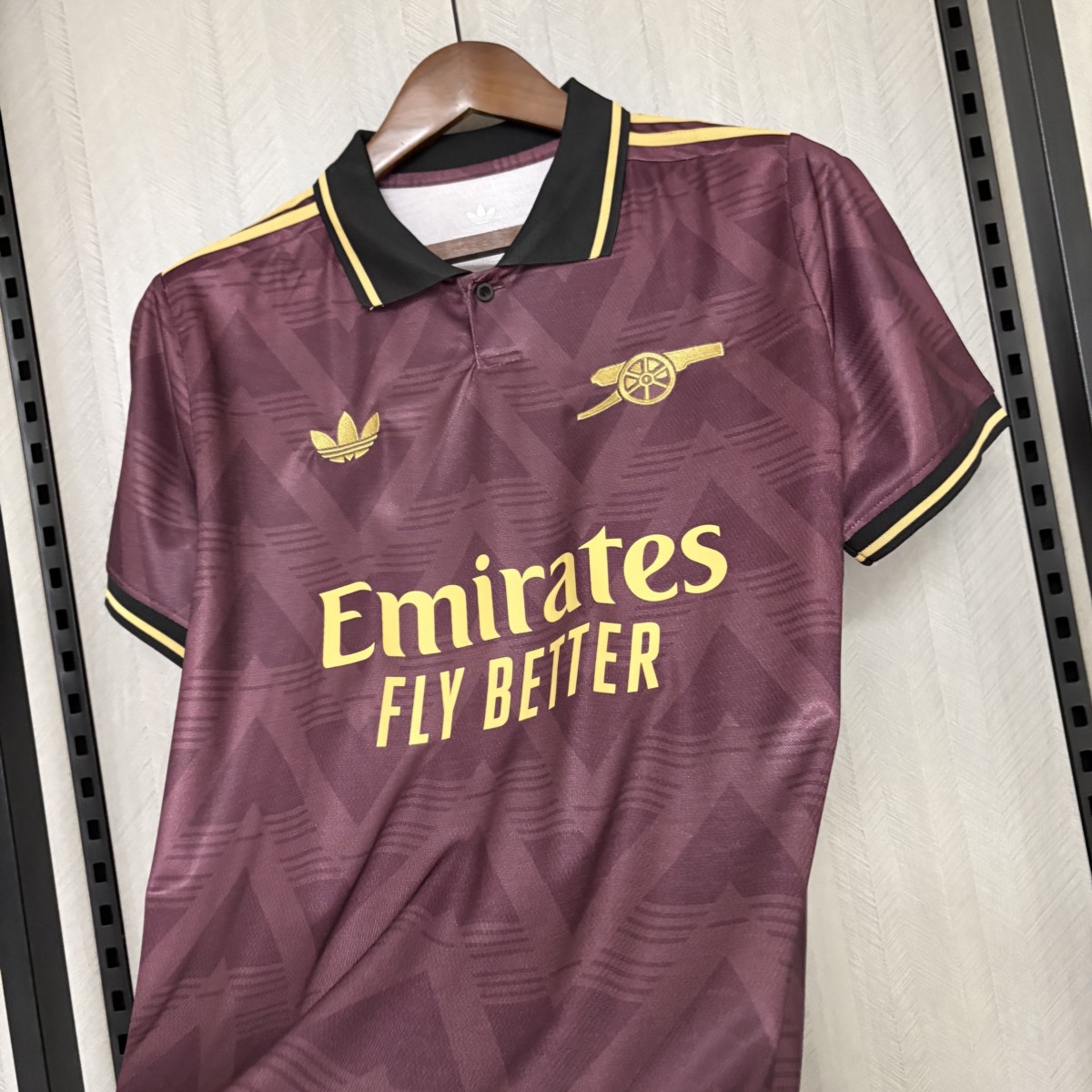 2025/26 Arsenal Concept Wine Red jersey Fan version