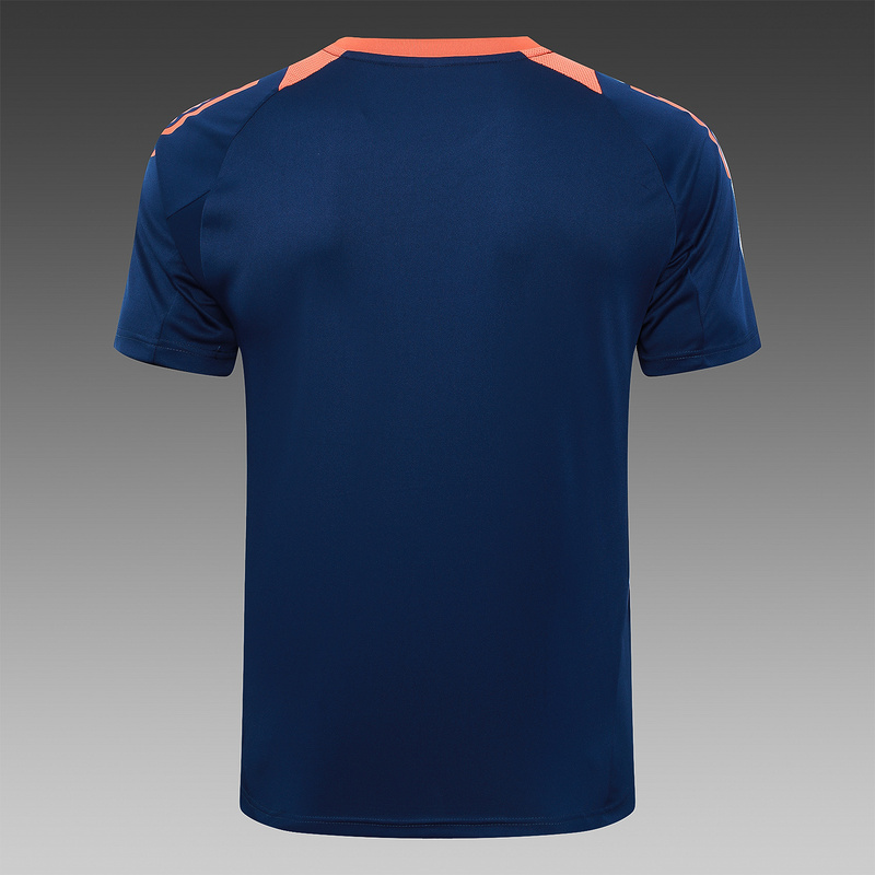 24/25 Manchester United Royal blue and White Training Set Shirt and Shorts