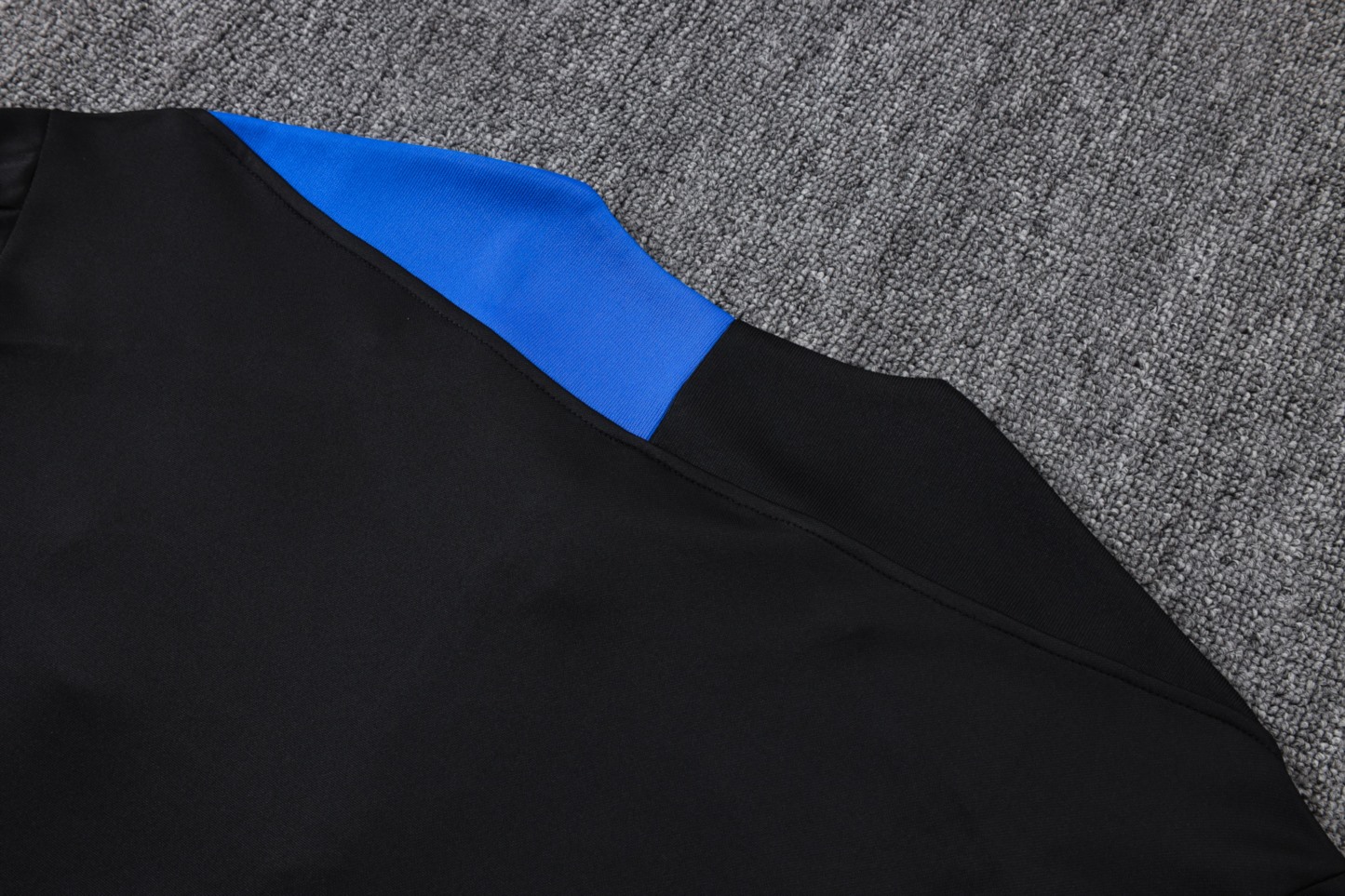 202526 PSG Black Long-sleeved half-pull training kit Football team kit