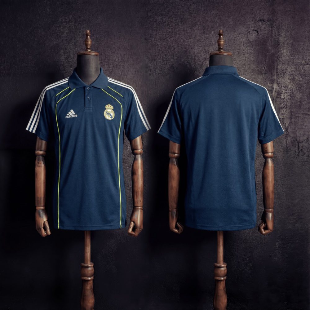 2025/26 Real Madrid Training Deep Grey Polo Fan version