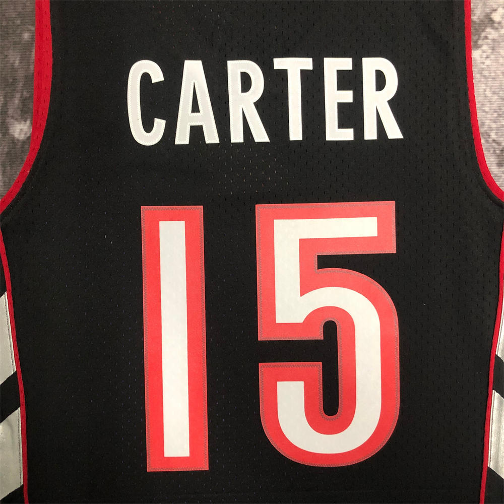NBA Toronto Raptors V-Neck Purple jersey CARTER#15 S-XXL