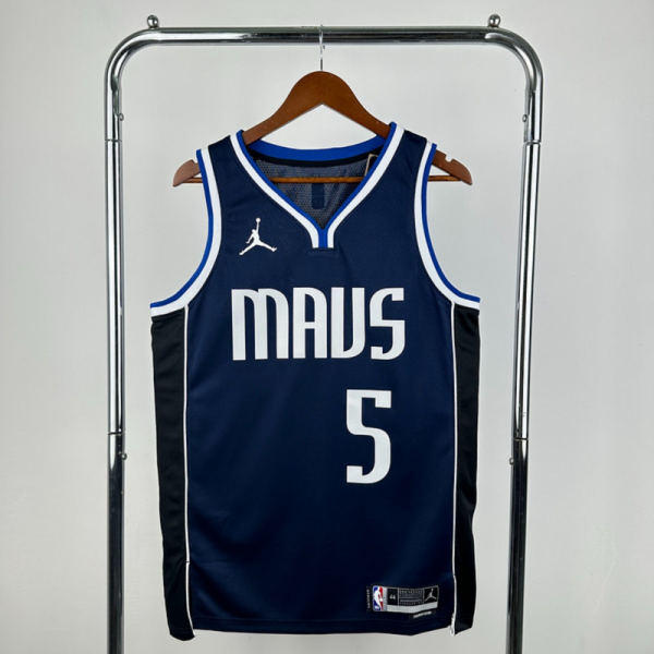 NBA Dallas Mavericks V-Neck Royal Blue Jersey RUSSELL#5 S-XXL