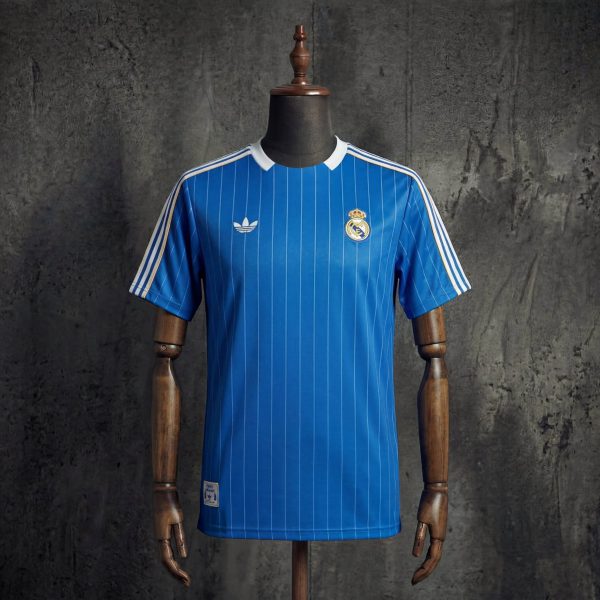 2026 Real Madrid Terrace Icons Blue Jersey Fan version