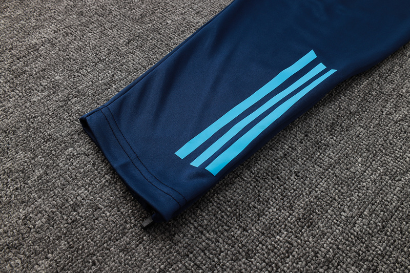 24/25 Flamengo Light blue Long-sleeved half-pull training kit Football team kit