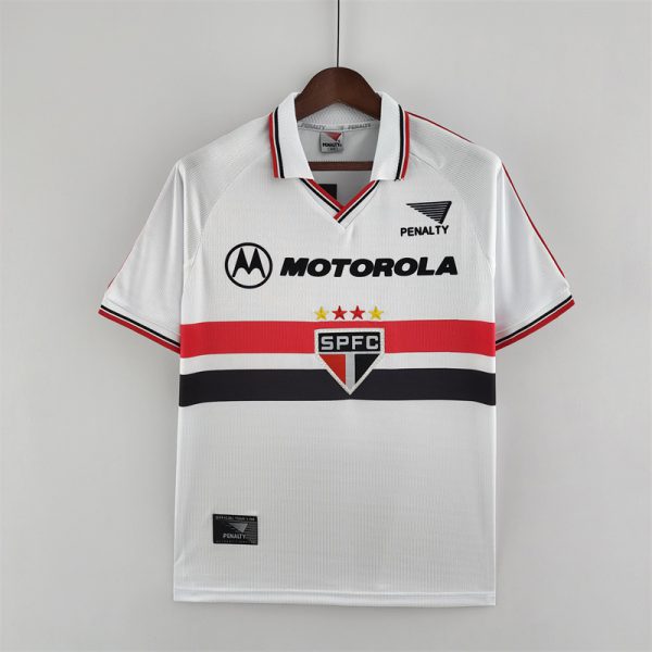 Retro 1999 sao paulo home jersey Fan Version