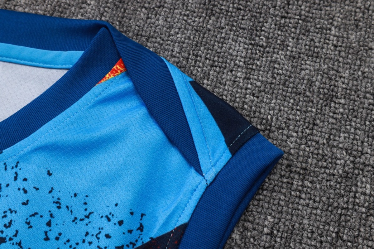 2026 Barcelona Light blue Training Set Shirt and Shorts