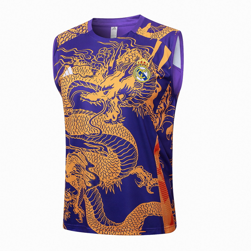 24/25 Real Madrid Purple Training Set Shirt and Shorts