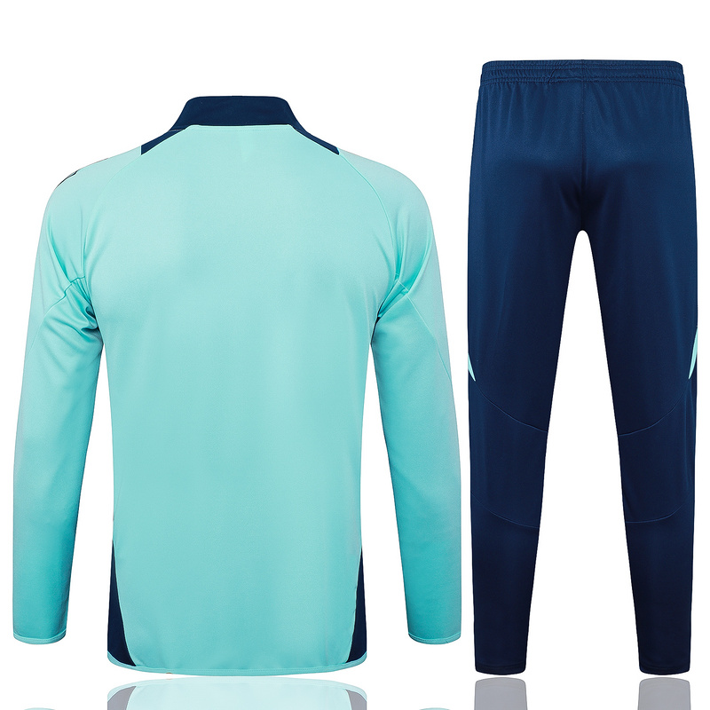 2024/25 Manchester United Light green Jacket Training Suit Set Football Team Shirt Sports Fashion