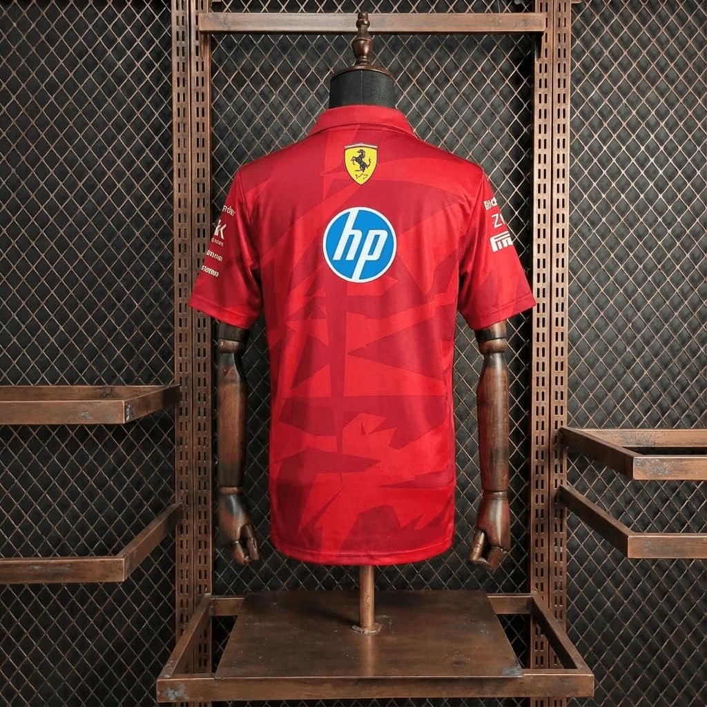 F1 Racing Scuderia Ferrari 2025 Red Shirt