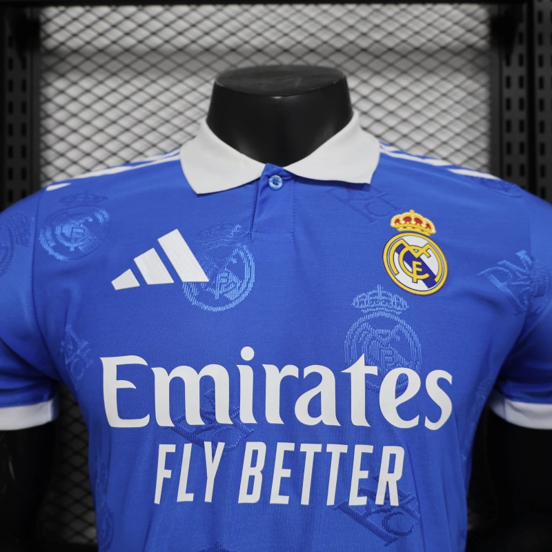 25/26 Real Madrid Co Branded Special Edition Blue jersey Player Version