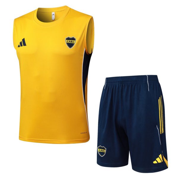 2026 Boca Yellow Training Set Shirt and Shorts