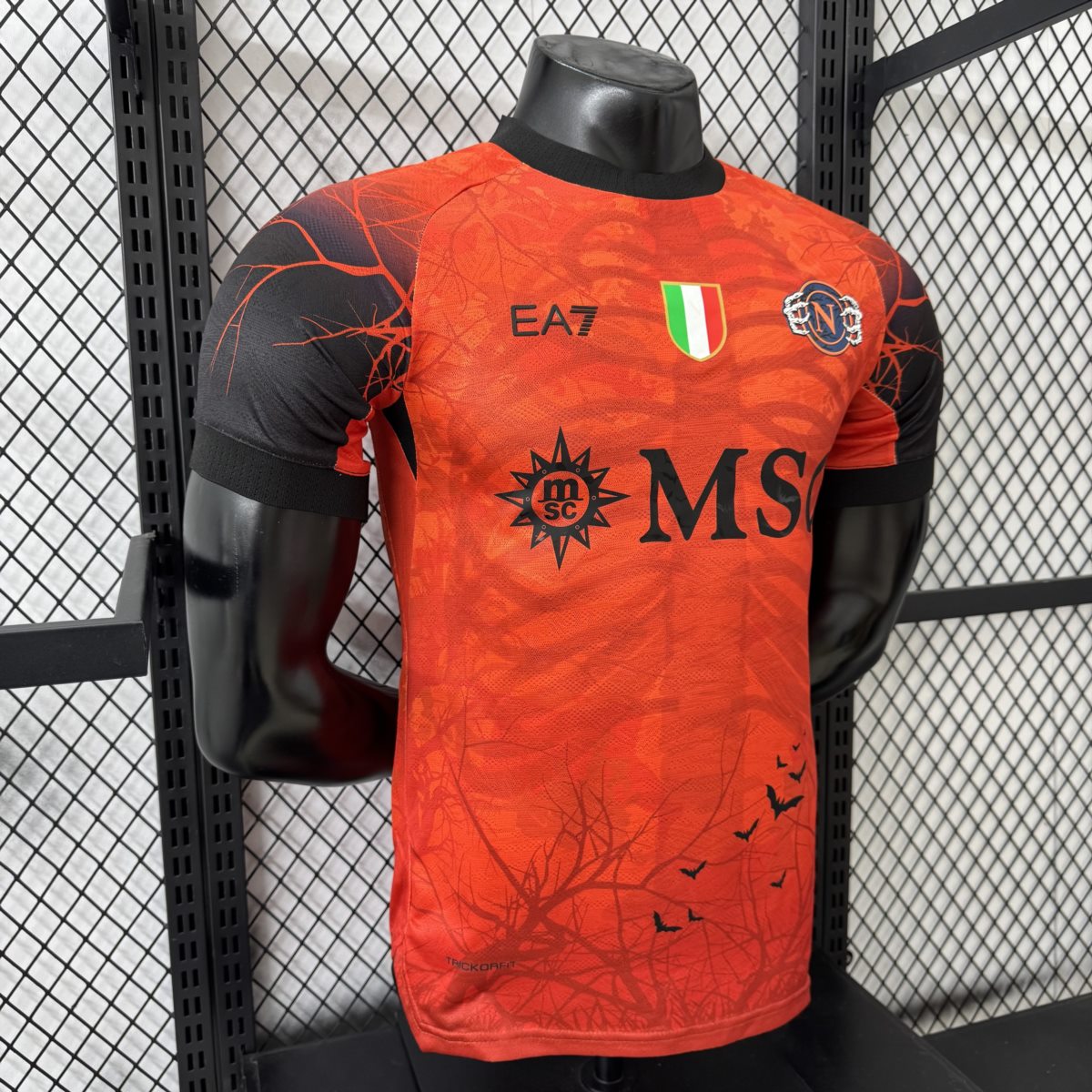 2025/26 Napoli Halloween Edition Orange Jersey Player Version