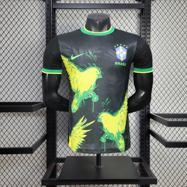 2025/26 Brazil Dove Edition Black jersey Player Version