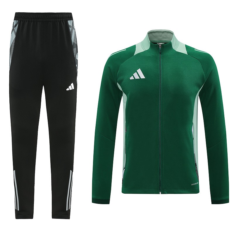 2024 Nike Green Jacket Training Suit Set Football Team Shirt Sports Fashion
