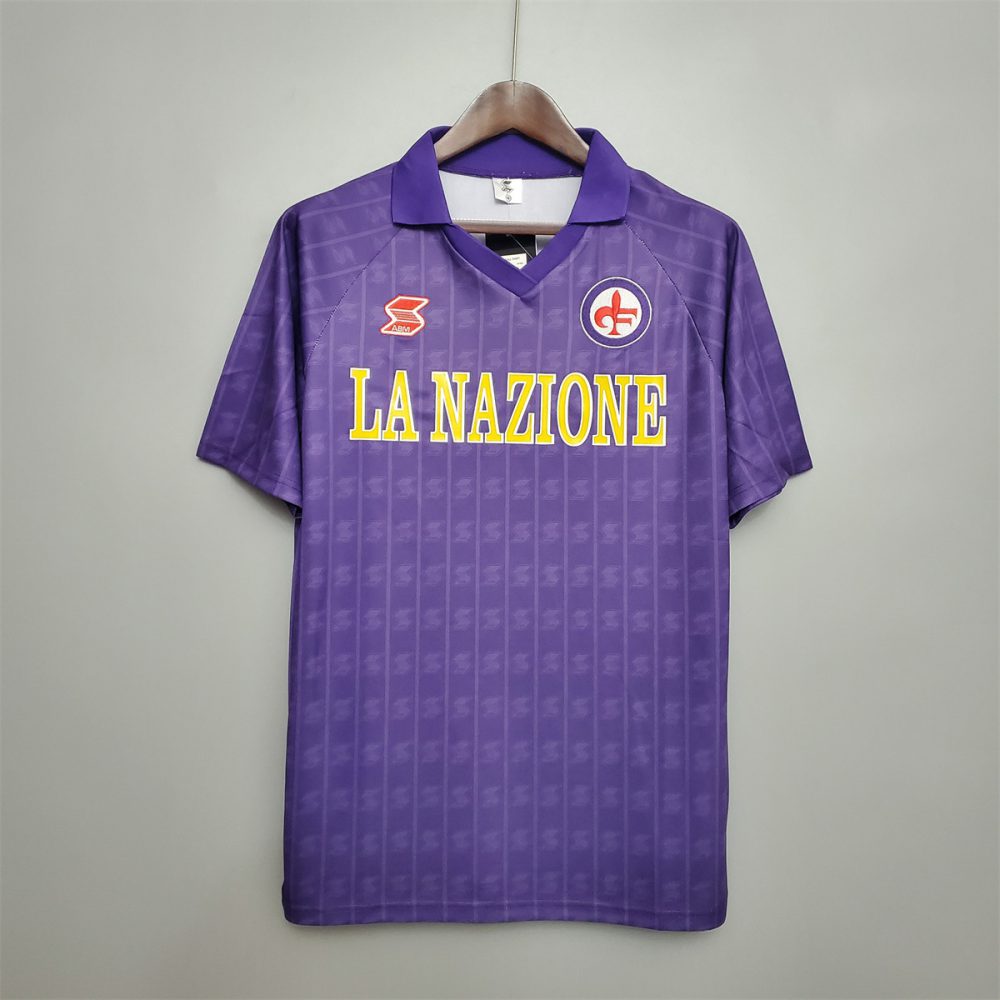 Retro Florence 89/90 home jersey Fan Version