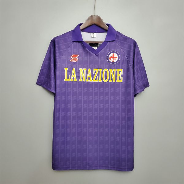 Retro Florence 89/90 home jersey Fan Version