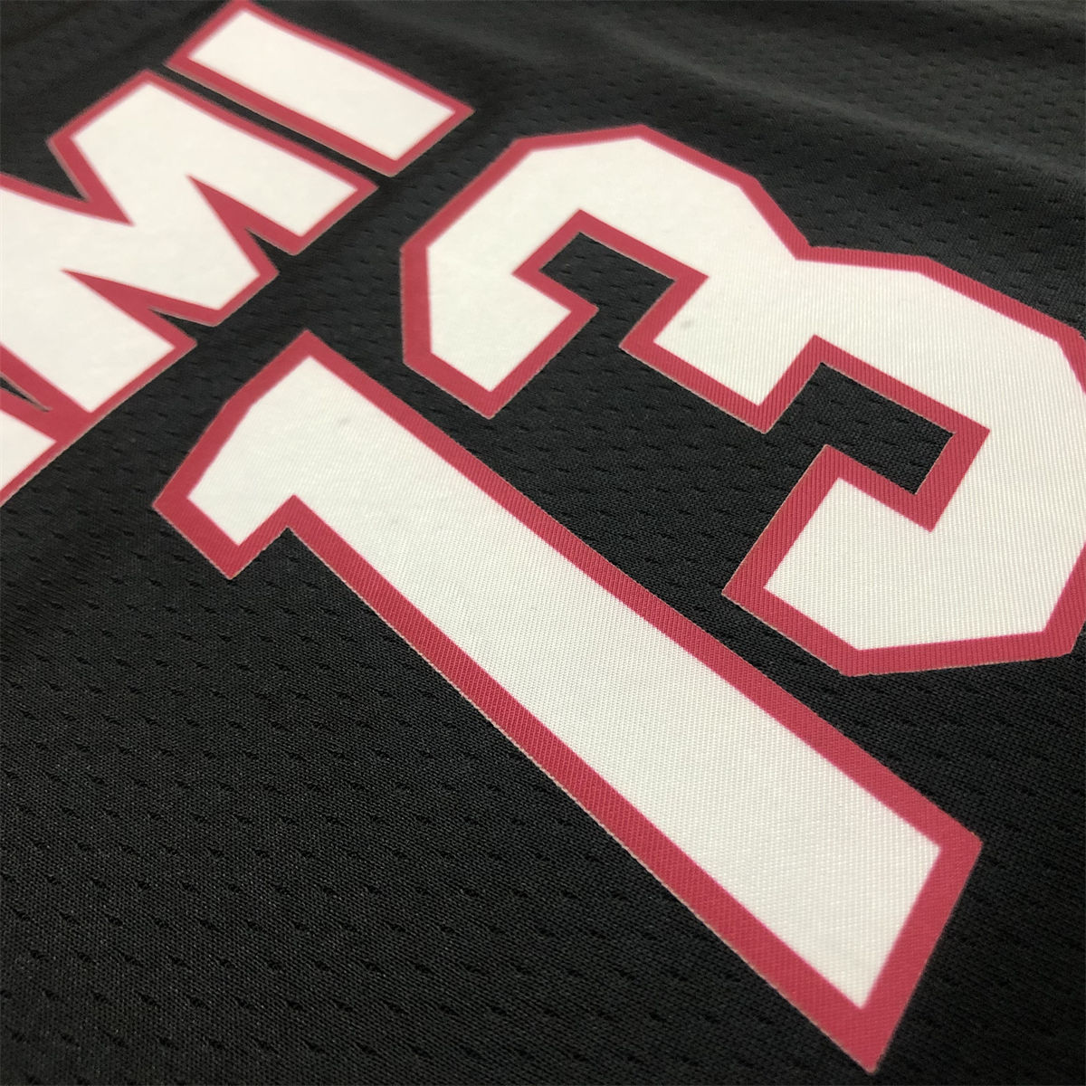 NBA Miami Hearts V-Neck Black Jersey ADEBAYO#13 S-XXL