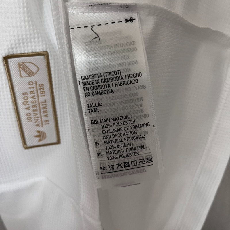 2025/26 Colo Colo 100th Anniversary Edition White Jersey Fan Version