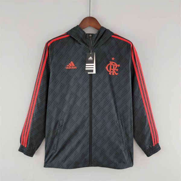 2022 Flamengo Windbreaker Black Red Edge Sport Unifom jersey Sport Unifom